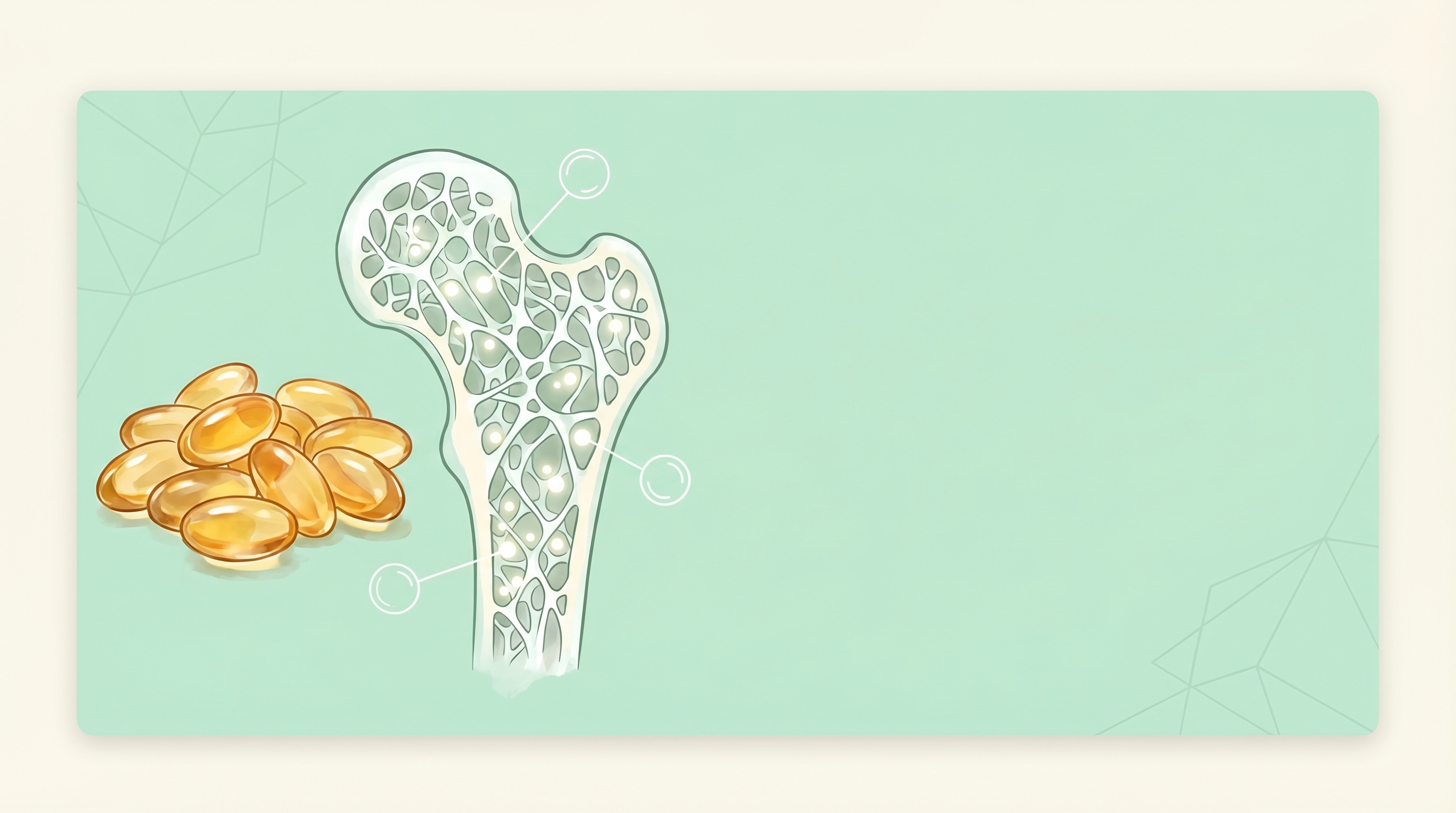 Bone health nutrients including calcium and vitamin K2 foods